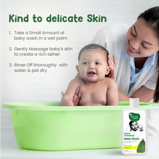 Mother Sparsh Plant baby wash 100ML