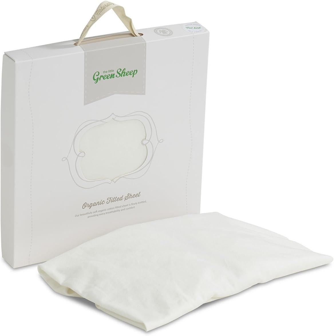 Little Green Sheep Fitted Sheet for Stokke & Leander Cot
