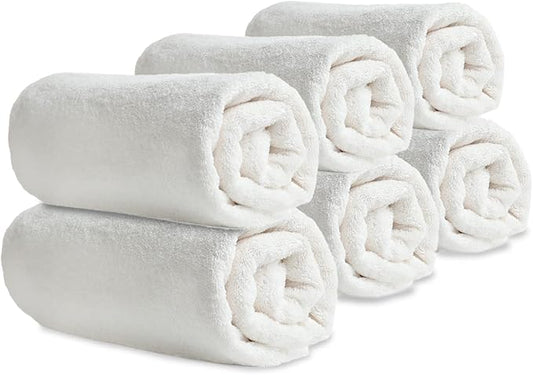 Baby works Bamboo Washcloths - (Pack of 6)