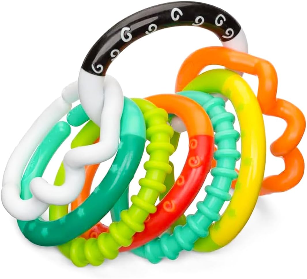 Infantino Textured Ring Links | 0M+