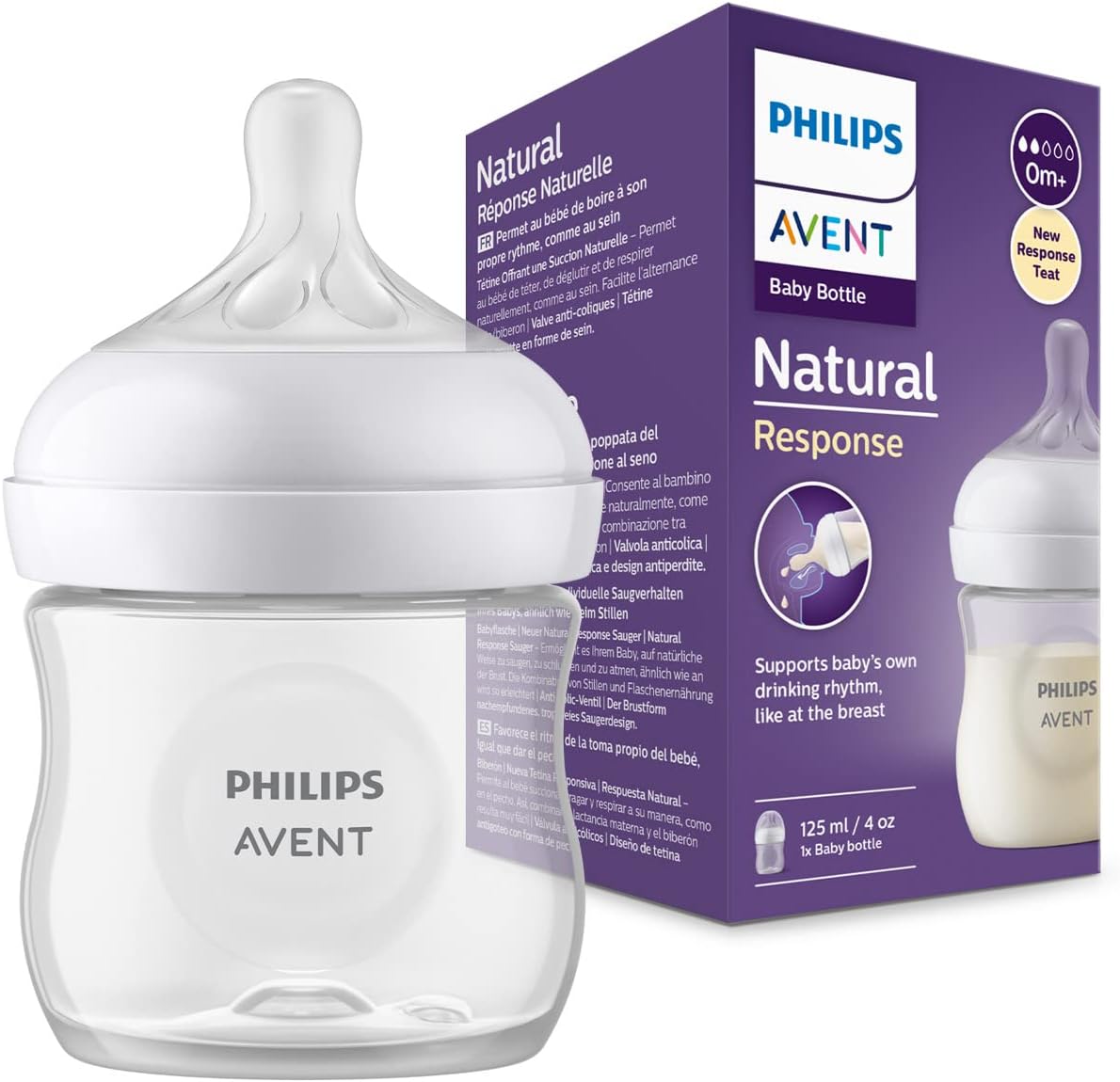 Philips Avent BOTTLE NAT 3.0 4OZ 1P