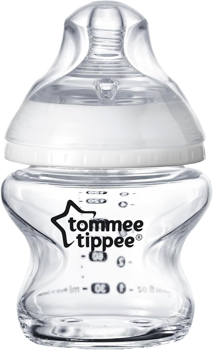 Tommee Tippee 1x 150ML Glass Bottle - Clear