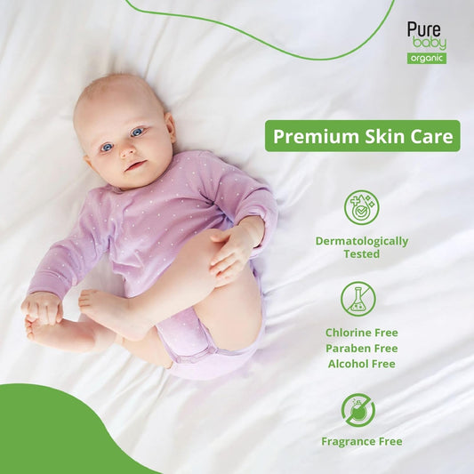PURE BABY - ECO Diapers Size 5, Junior, 40 pieces (11-25kg)