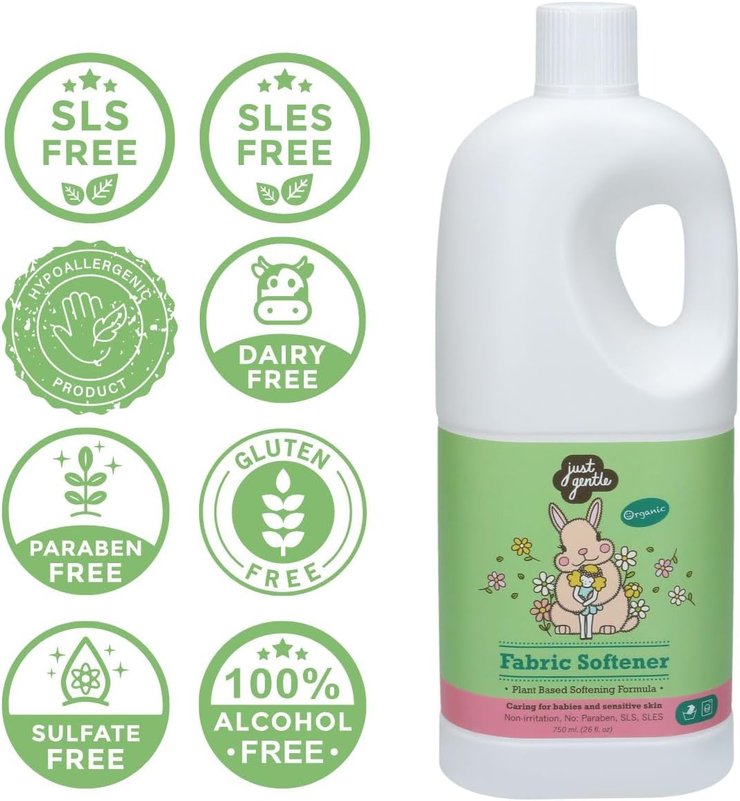 Just Gentle Fabric Softener 750ml
