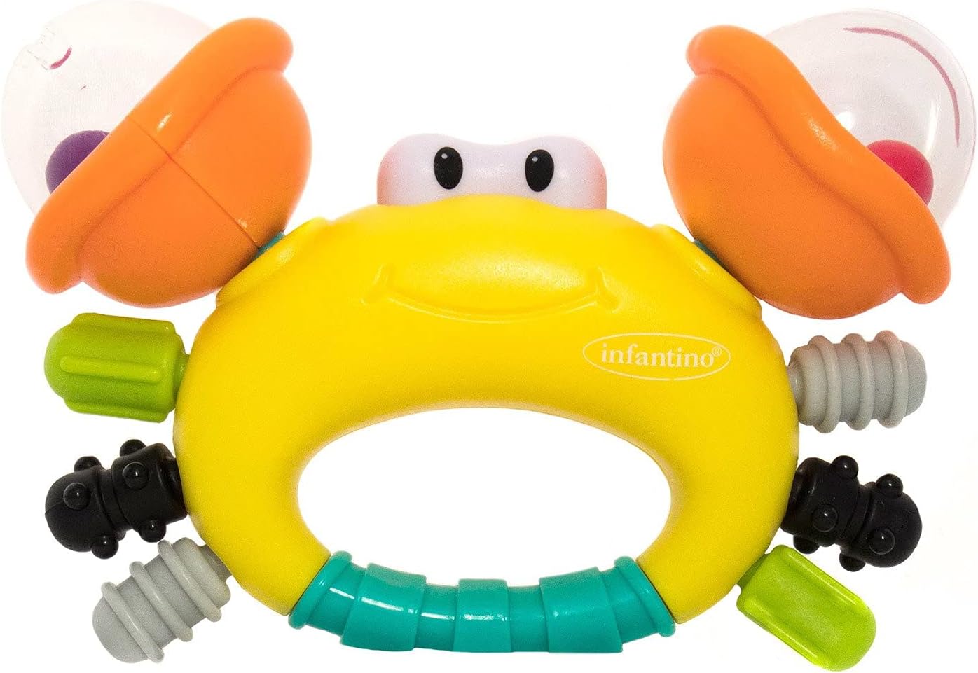 Infantino Sand Crab Rattle & Teether | 0M+
