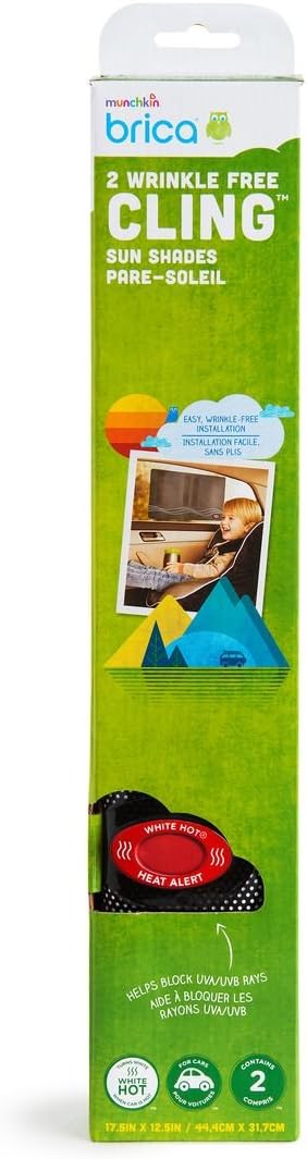 Munchkin 2pk WH Wrinkle-Free Cling Shades(EU)
