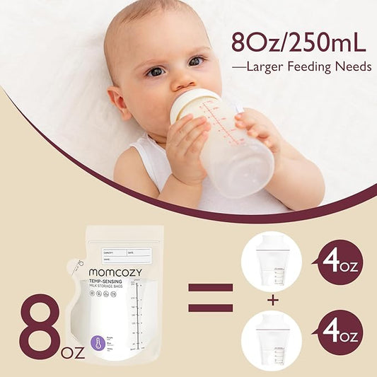 Momcozy Spout Breastmilk Storage 8oz - 60 Pack