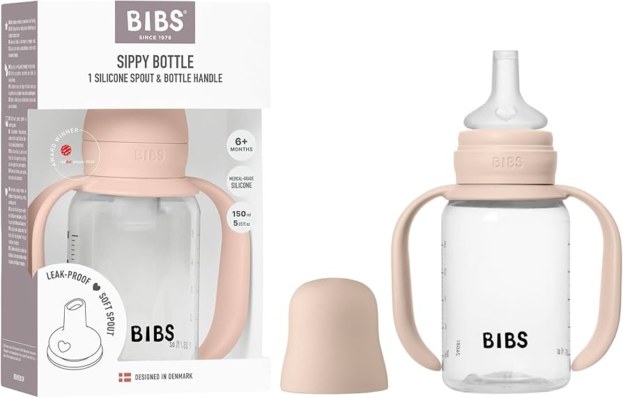 BIBS Baby Sippy Bottle Spout  Silicone 1 pack 150 ml