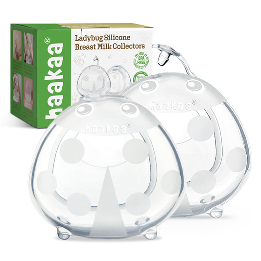 Haakaa Ladybug Breast Milk Collector (75ml x 2) + Storage bag