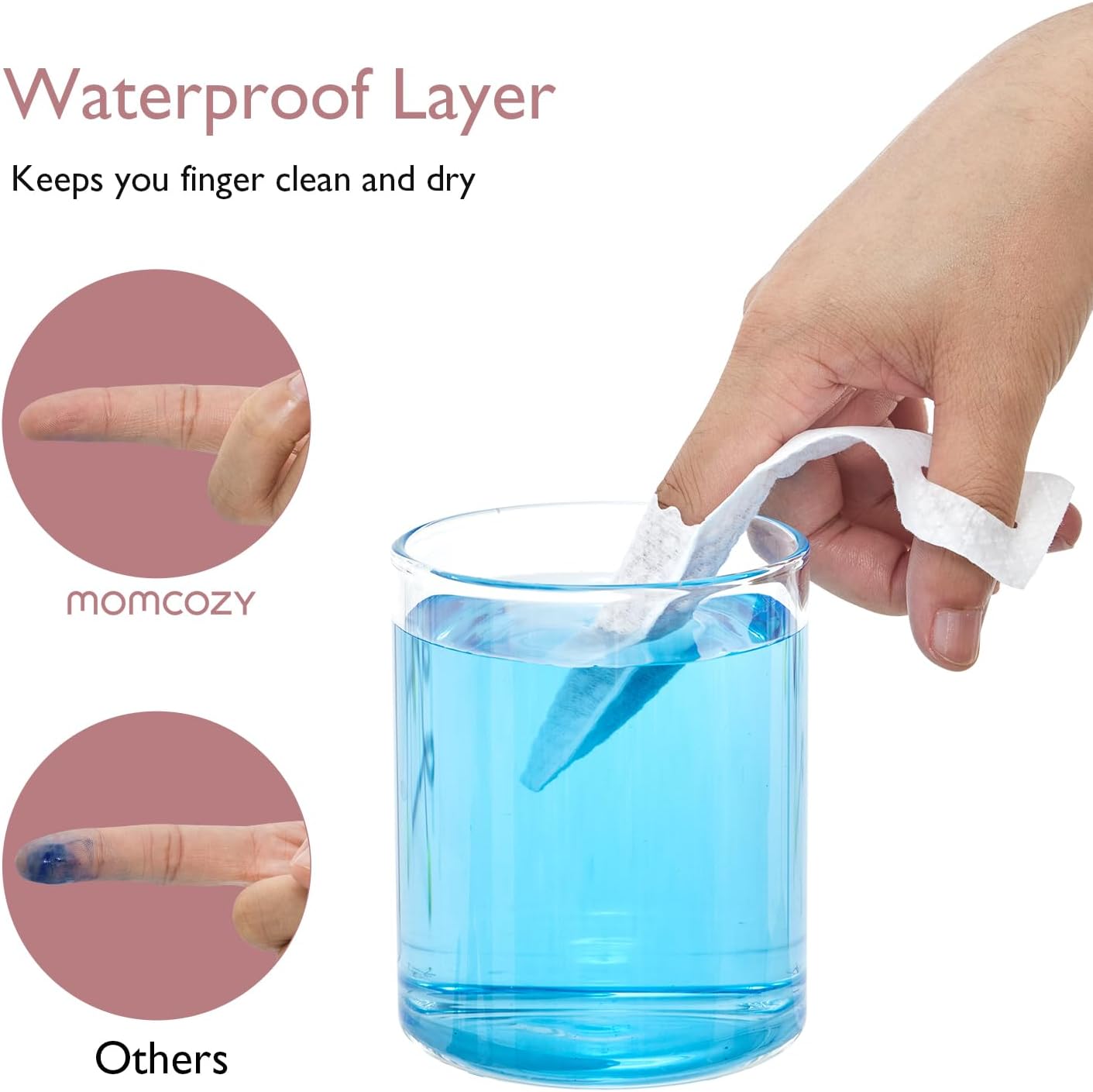 Momcozy Oral Care Series: Finger Wipes (30ct)