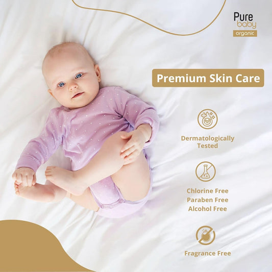 PURE BABY - ECO Diapers Size 3, Midi, 56 pieces (4-9kg)