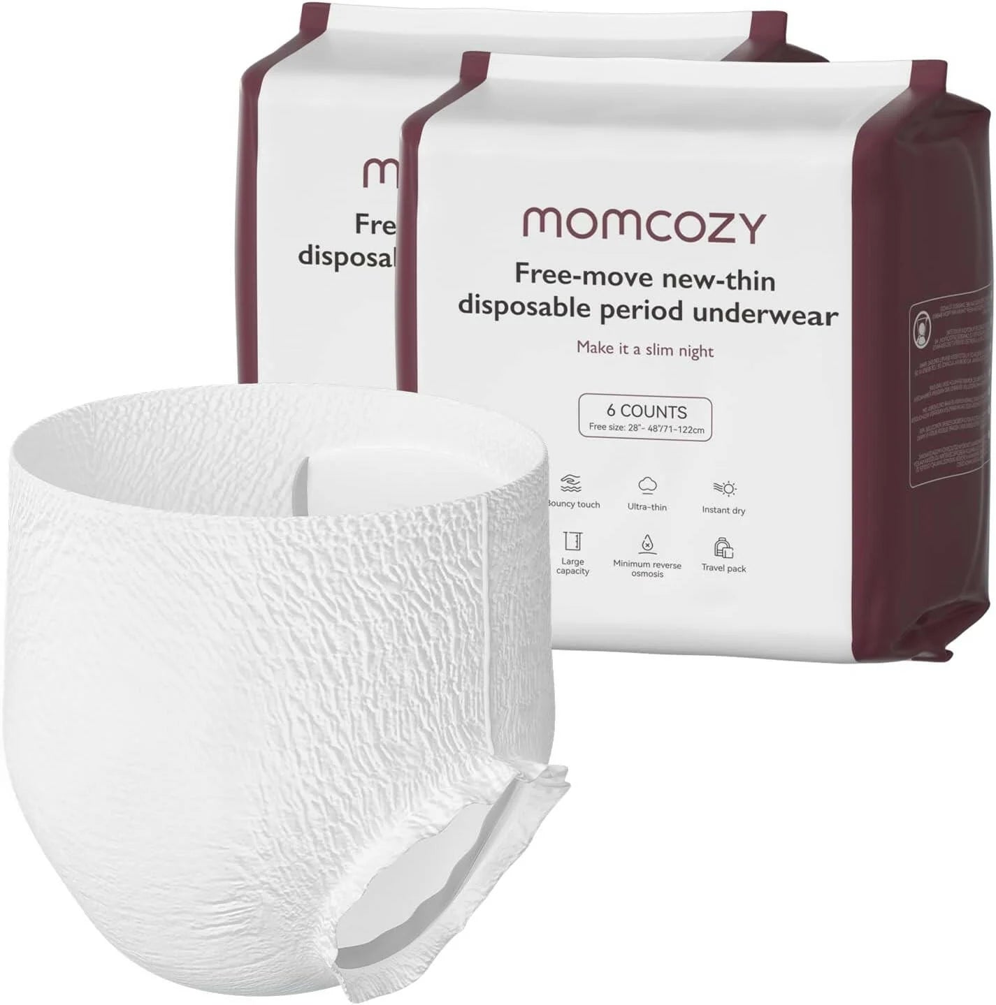 Momcozy Postpartum Disposable Underwear  Pack of 2 (12pcs)