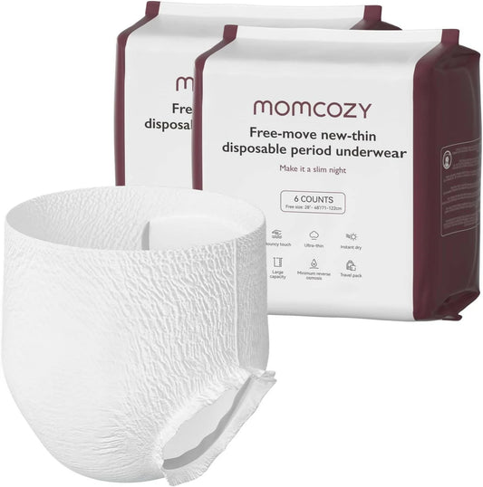 Momcozy Postpartum Disposable Underwear  Pack of 2 (12pcs)