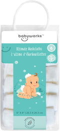 Baby works Bamboo Washcloths - (Pack of 6)