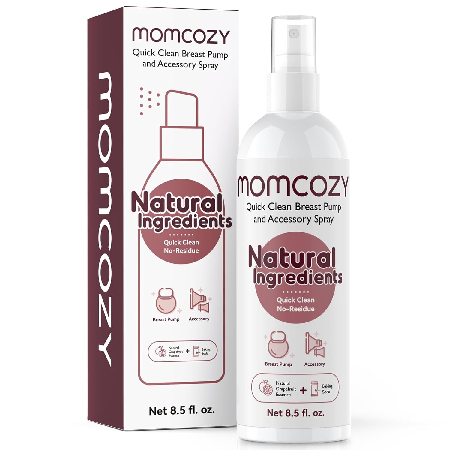 Momcozy Portable Breast Pump Cleaner Spray (8.5 fl oz)