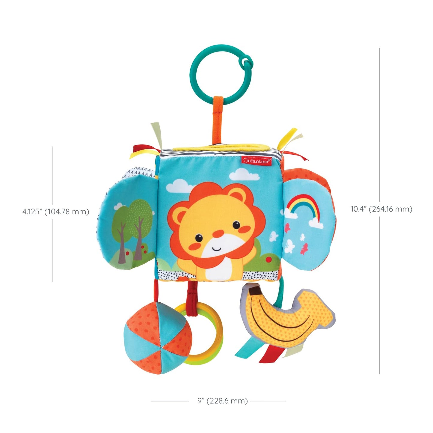 Infantino Peek & Seek Sensory Discovery Cube | 3M+