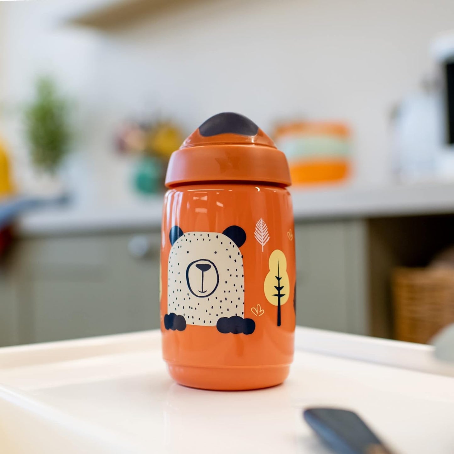 Tommee Tippee Sippee Trainer Cup Sippy Bottle for Toddlers, Leakproof 390ml 12m+