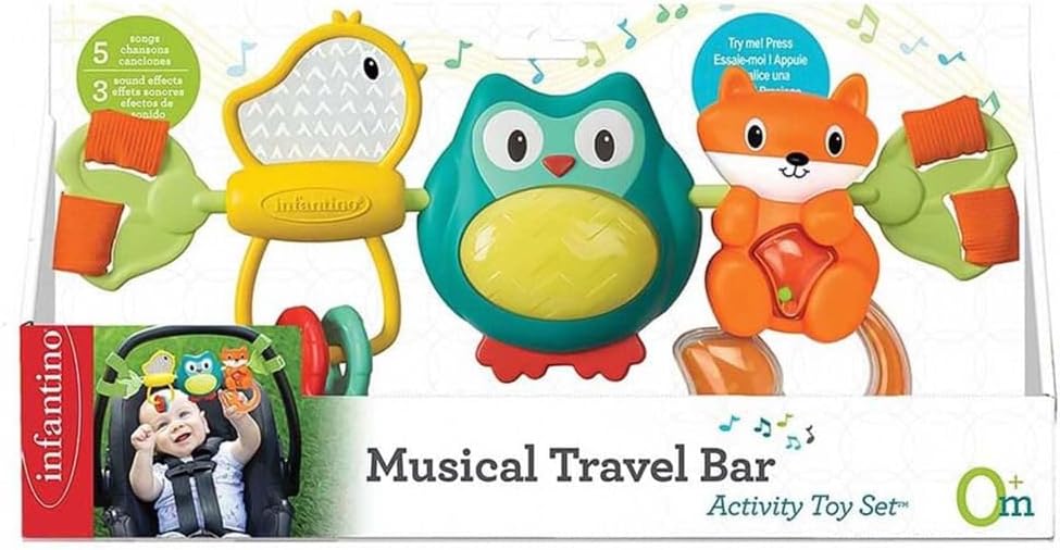 Infantino Spin & Sing Travel Bar Activity Toy | 0M+