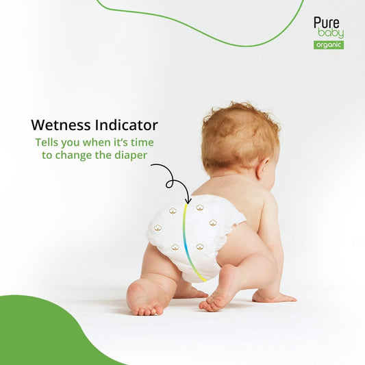PURE BABY - ECO Diapers Size 5, Junior, 40 pieces (11-25kg)
