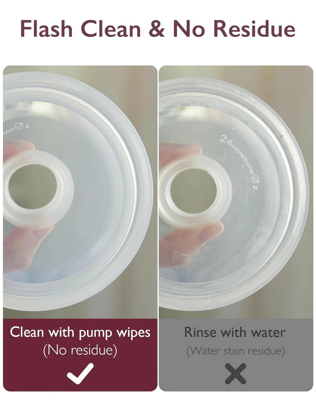 Momcozy Natural Breast Pump Cleaning Wipes - 30 Count