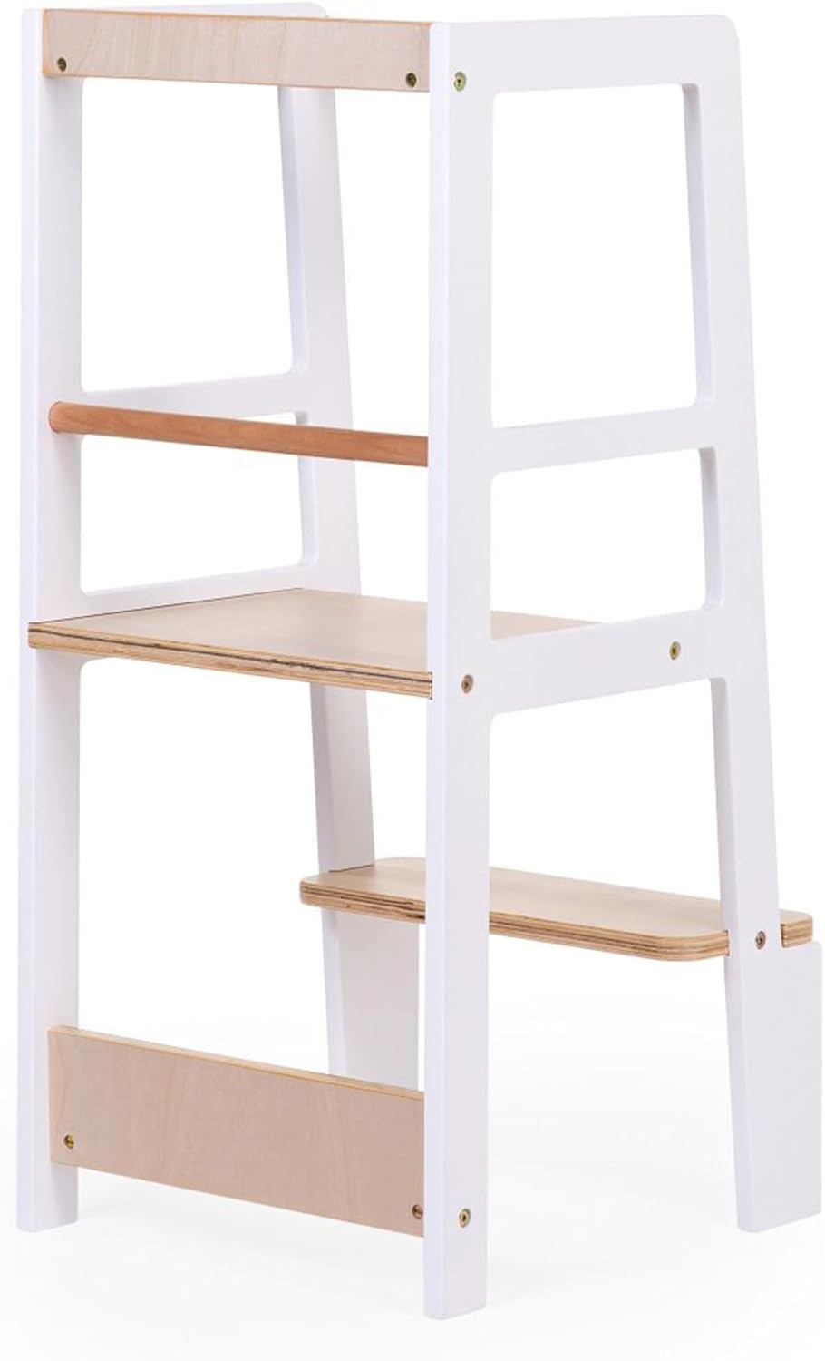 Childhome Learning Tower White Natural
