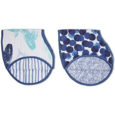Aden + Anais Classic 2-Pack Burpy Bibs Seafaring