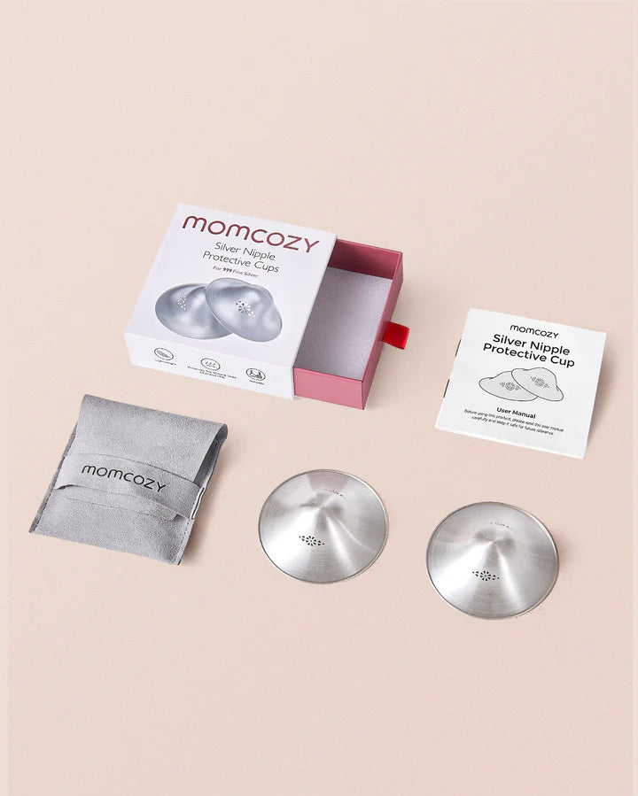 Momcozy 999 Silver Nursing Cups