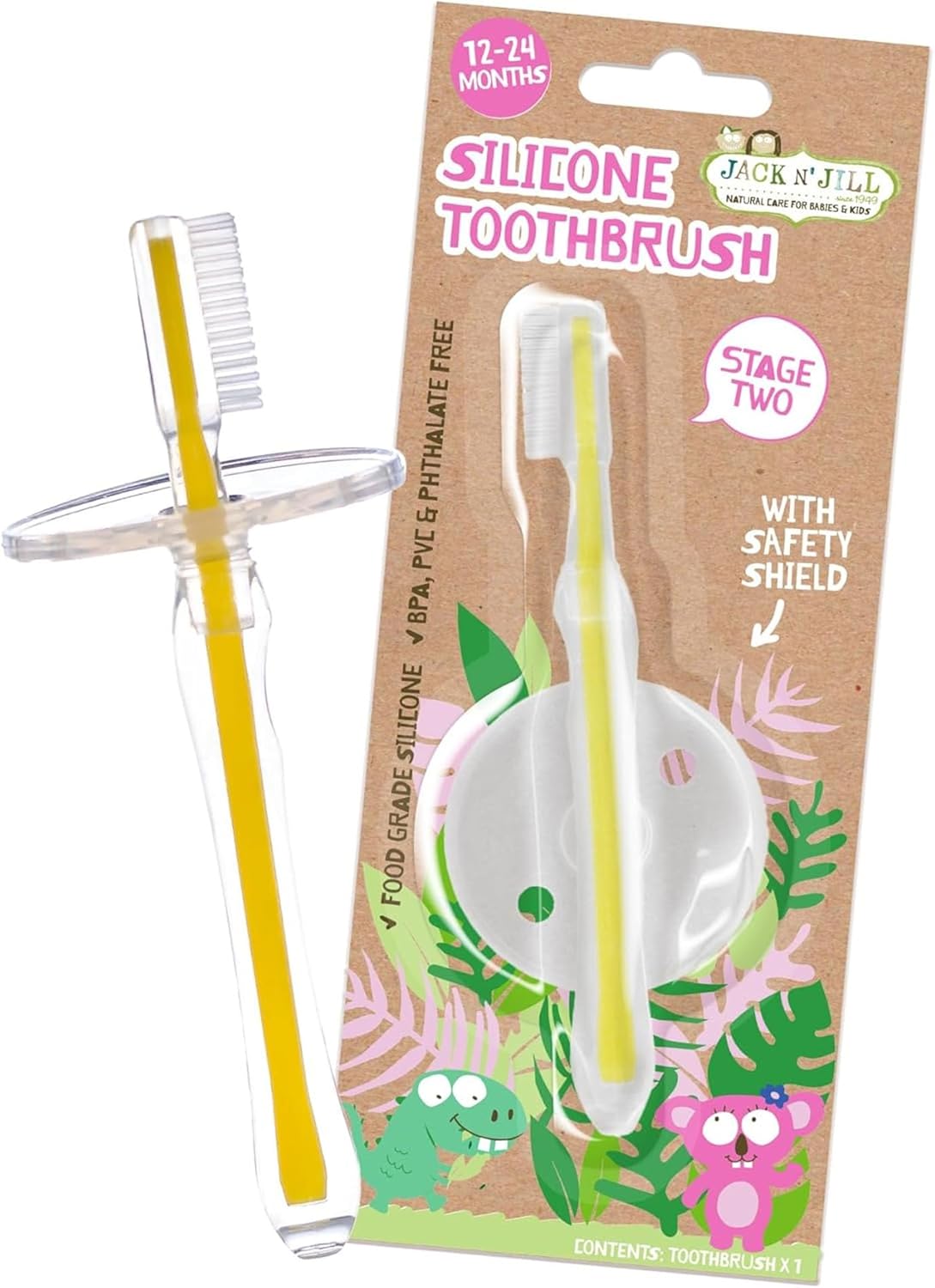 Jack N' Jill Kids Stage 2 - Silicone Toothbrush