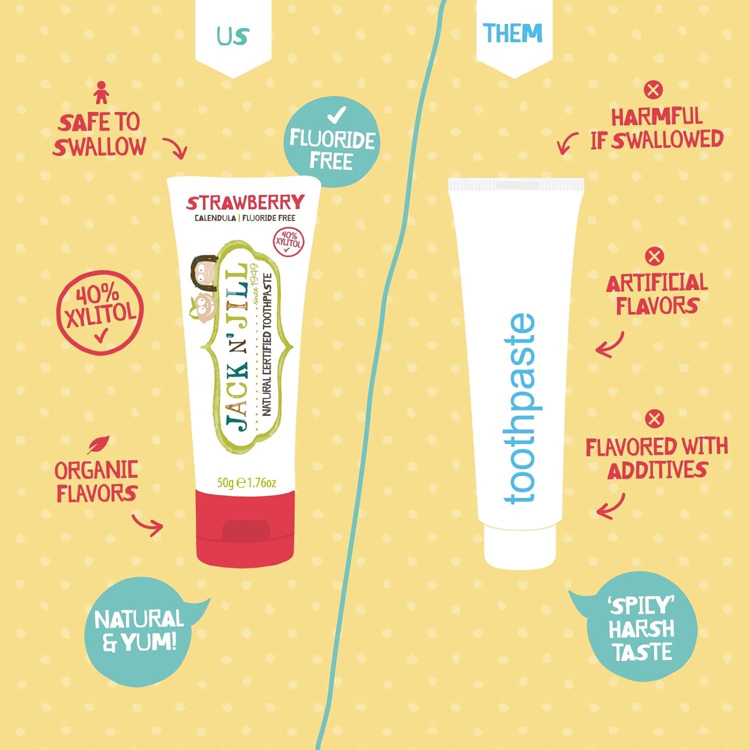 Jack N' Jill Natural Certified Toothpaste 50g