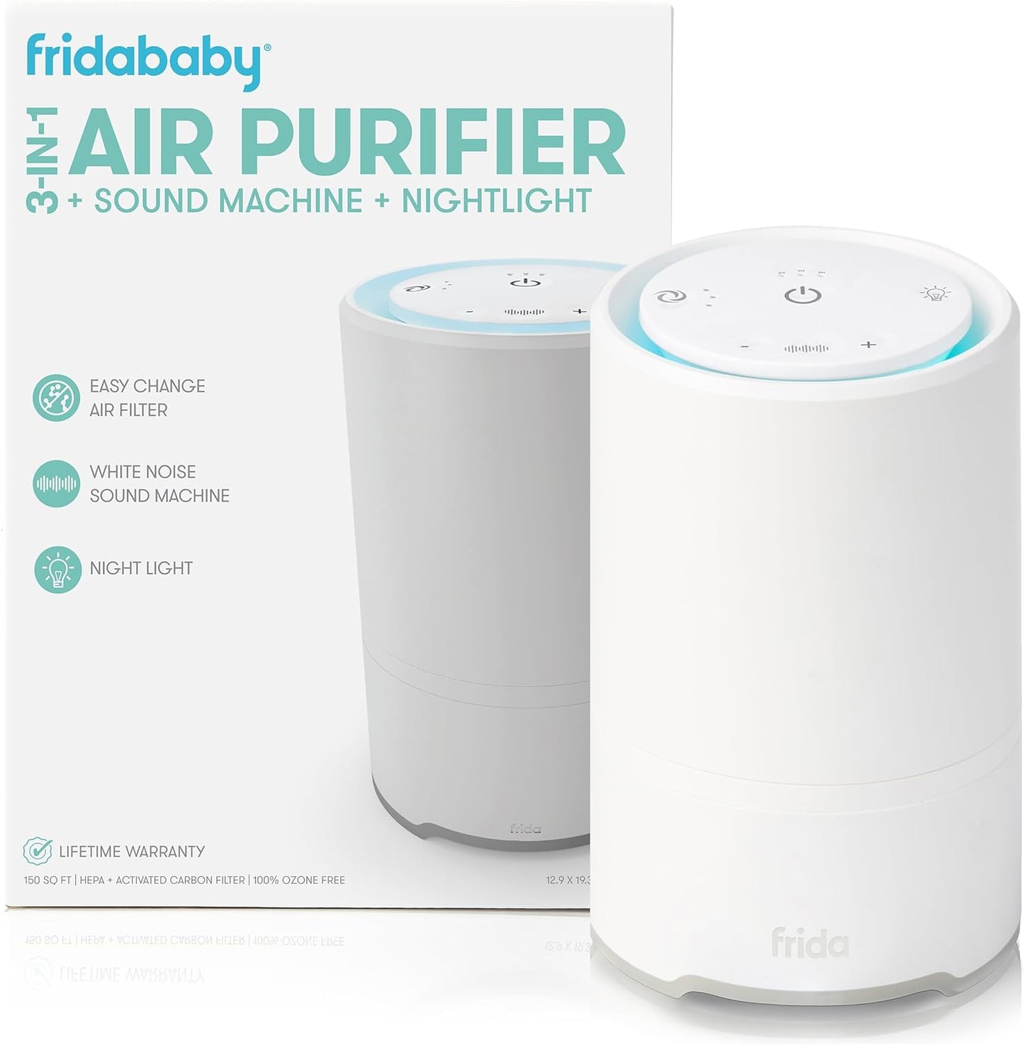 Frida baby 3 In 1 Sound Machine for Sleeping, Nightlight & Air Purifier