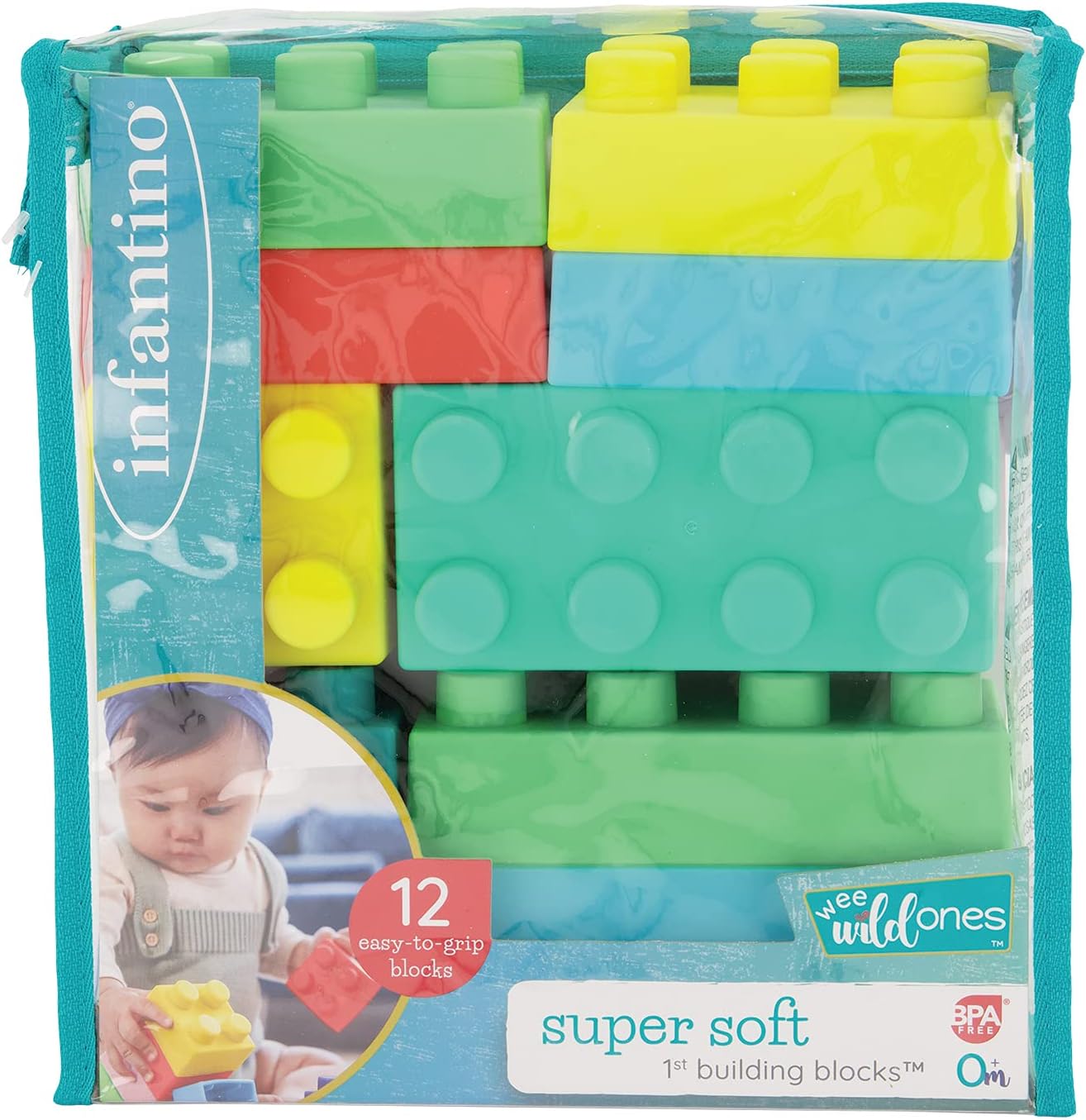 Infantino Super Soft 1St Building Blocks | 0M+