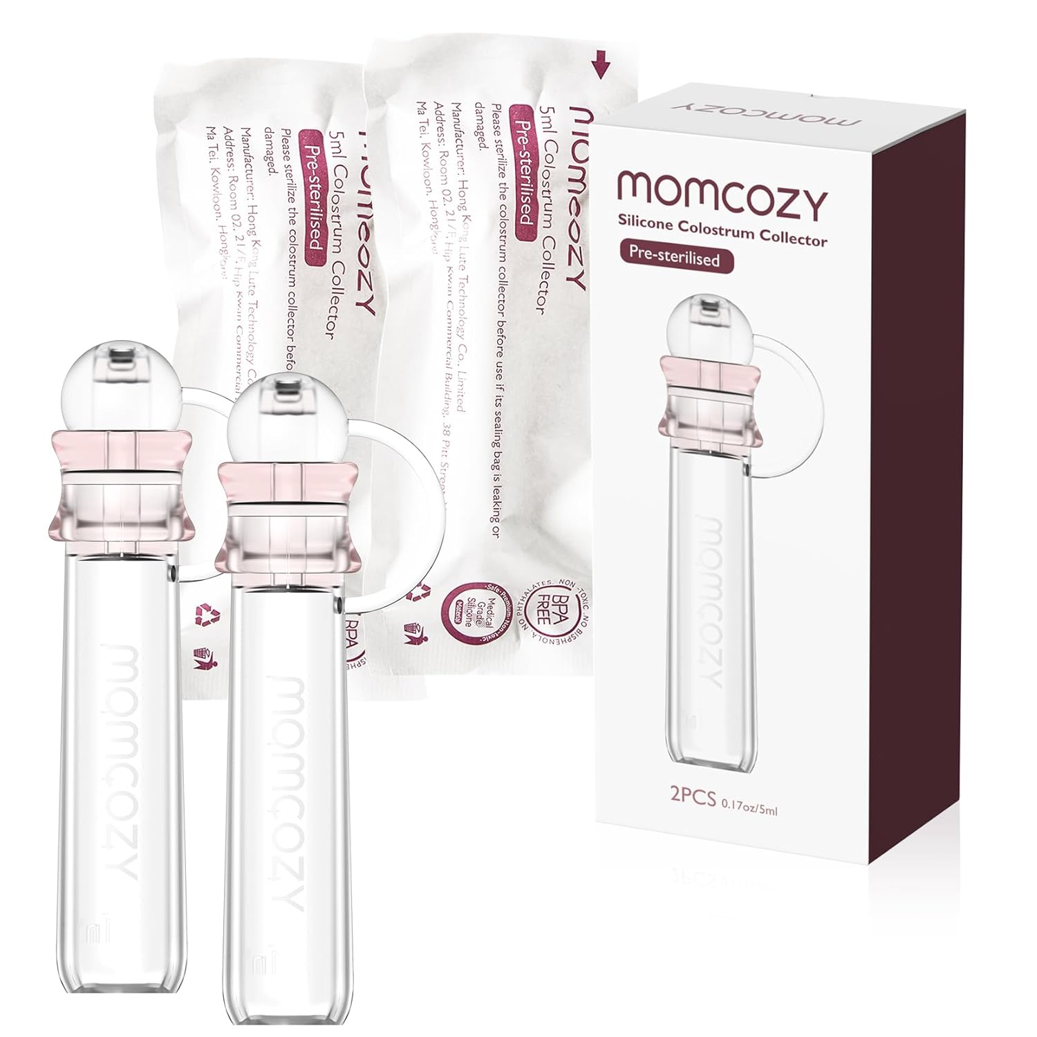 Momcozy Colostrum Reusable Breast Milk Collector - 2pcs