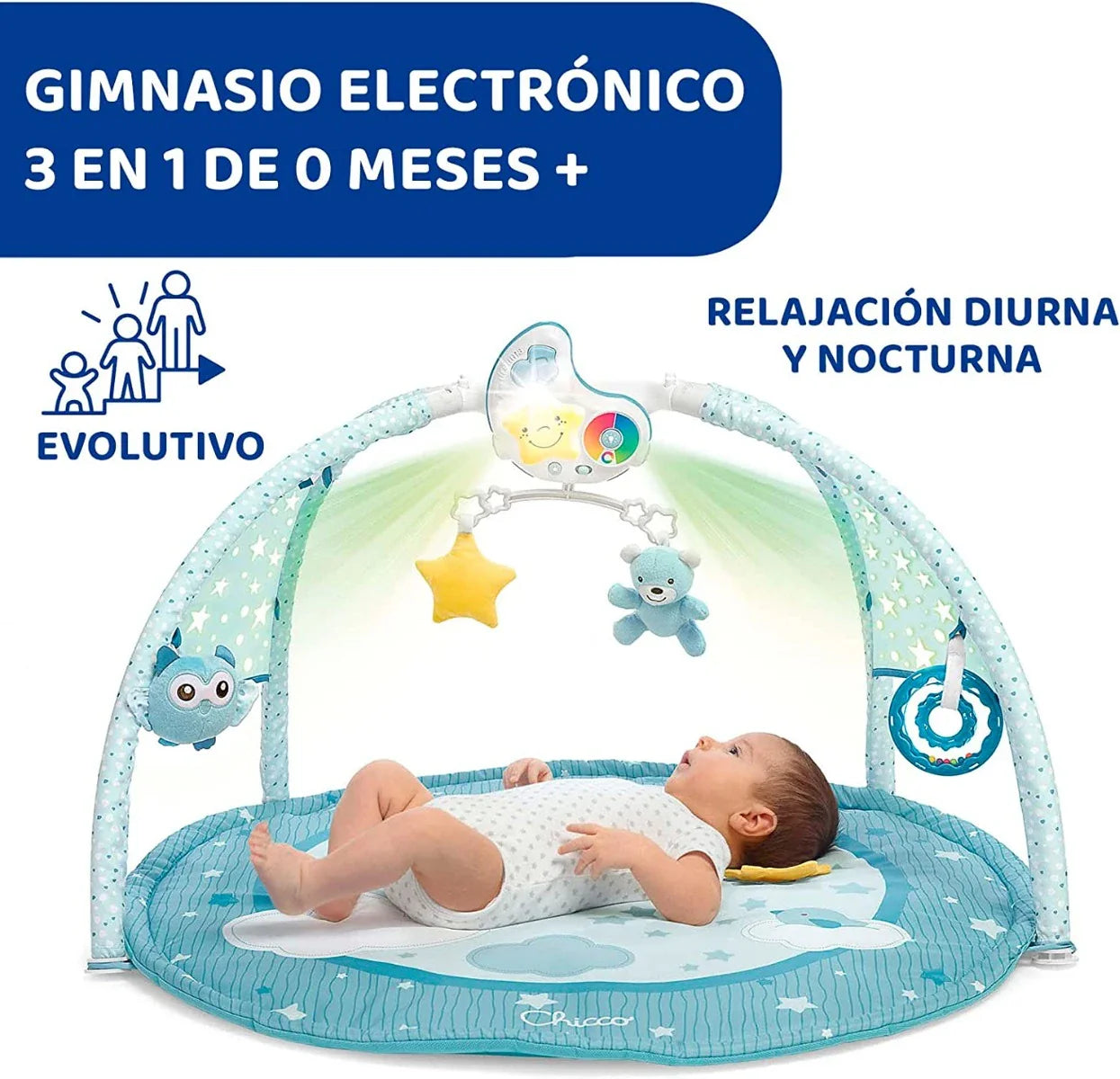 Chicco First Dreams Enjoy Colors Playgym - Blue