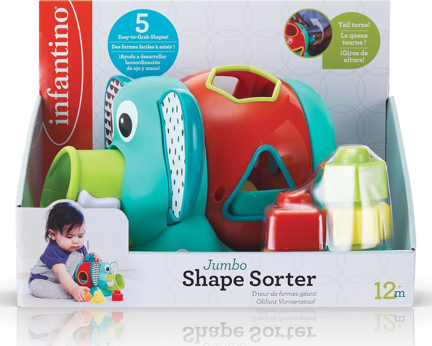 Infantino Jumbo Shape Sorter | 12M+