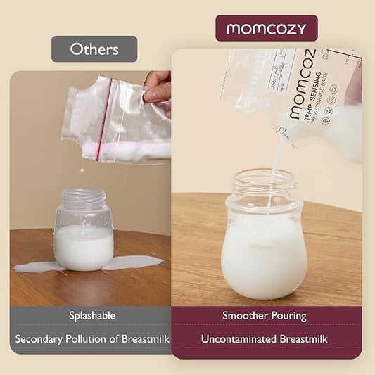 Momcozy Spout Breastmilk Storage 8oz - 60 Pack