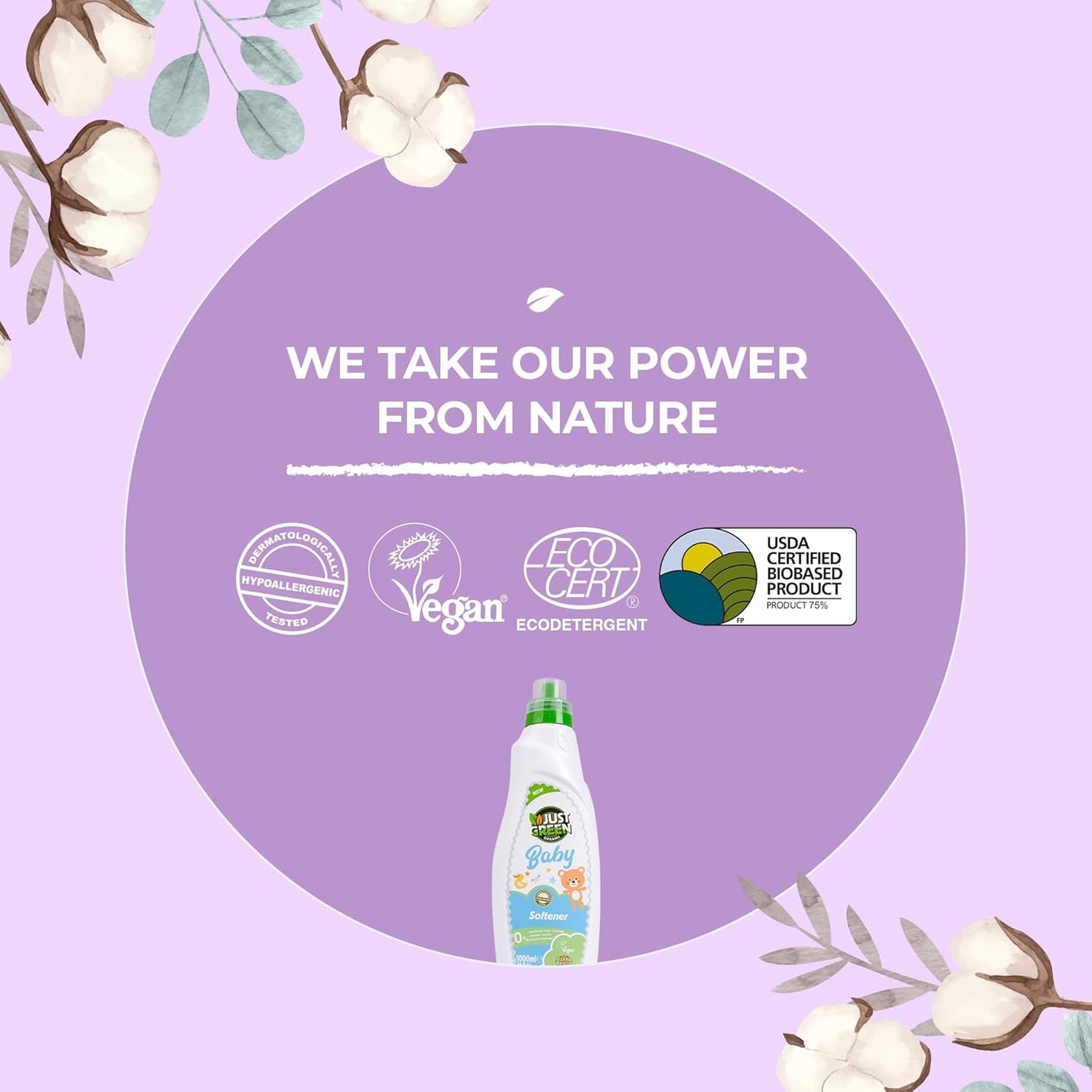 Just Green Organic Baby Fabric Softener