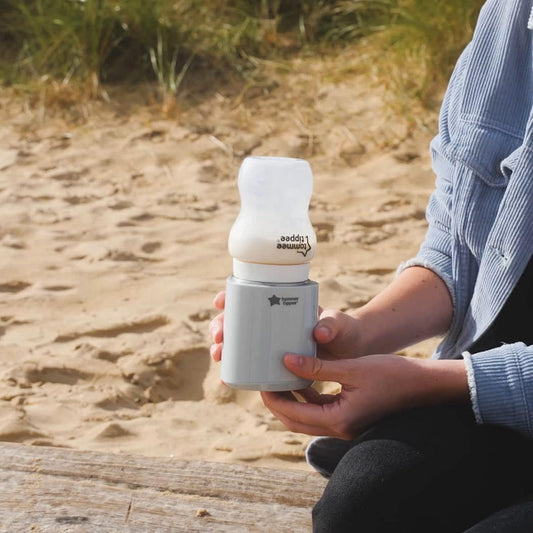 Tommee Tippee  Lets Go Portable Bottle Warmer - White