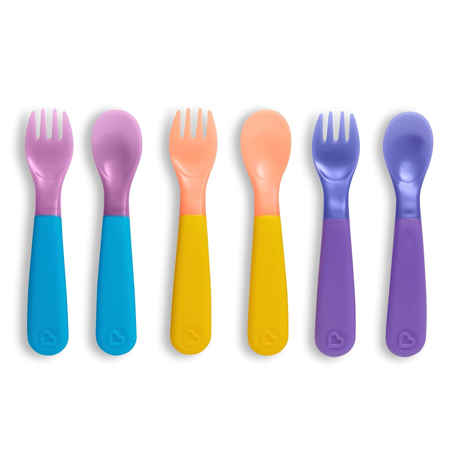 Munchkin 6pk Colour Reveal Forks and Spoons