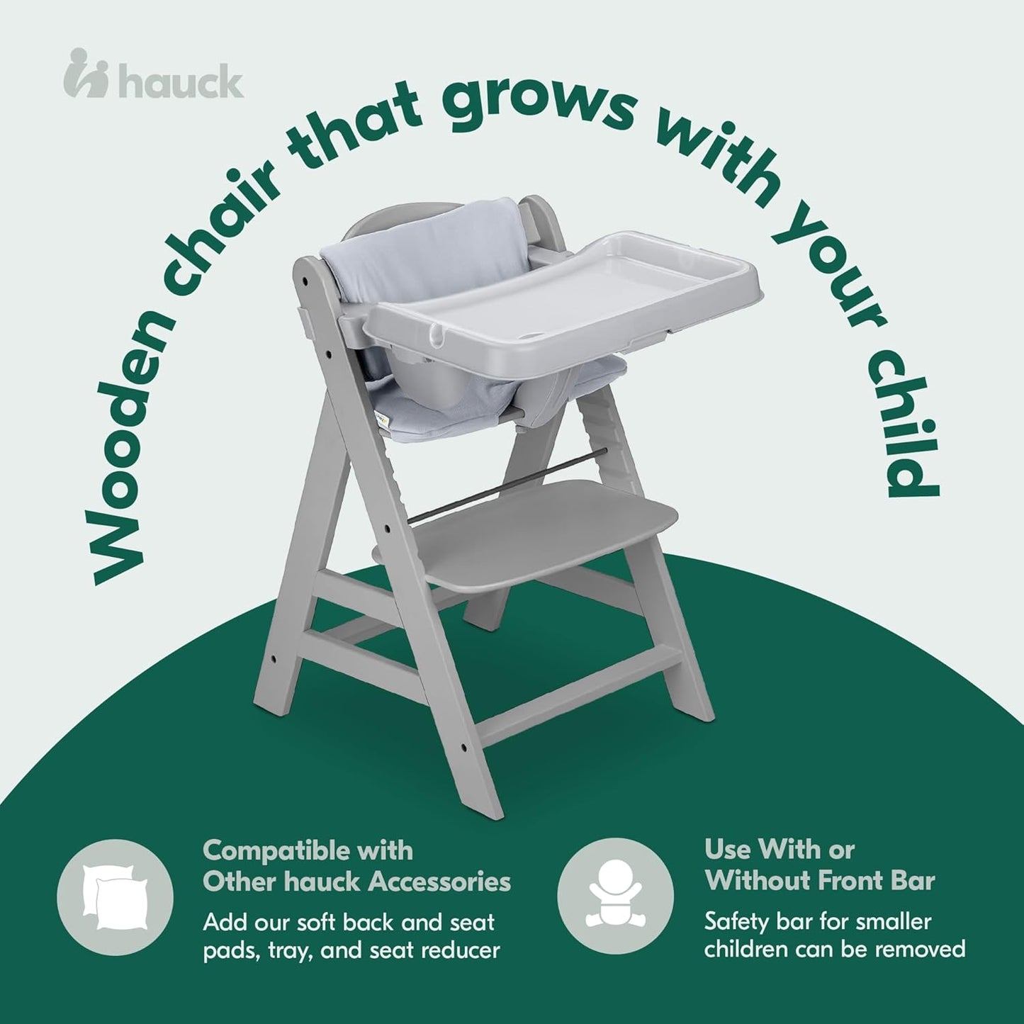 Hauck High chairs Alpha+ Grey