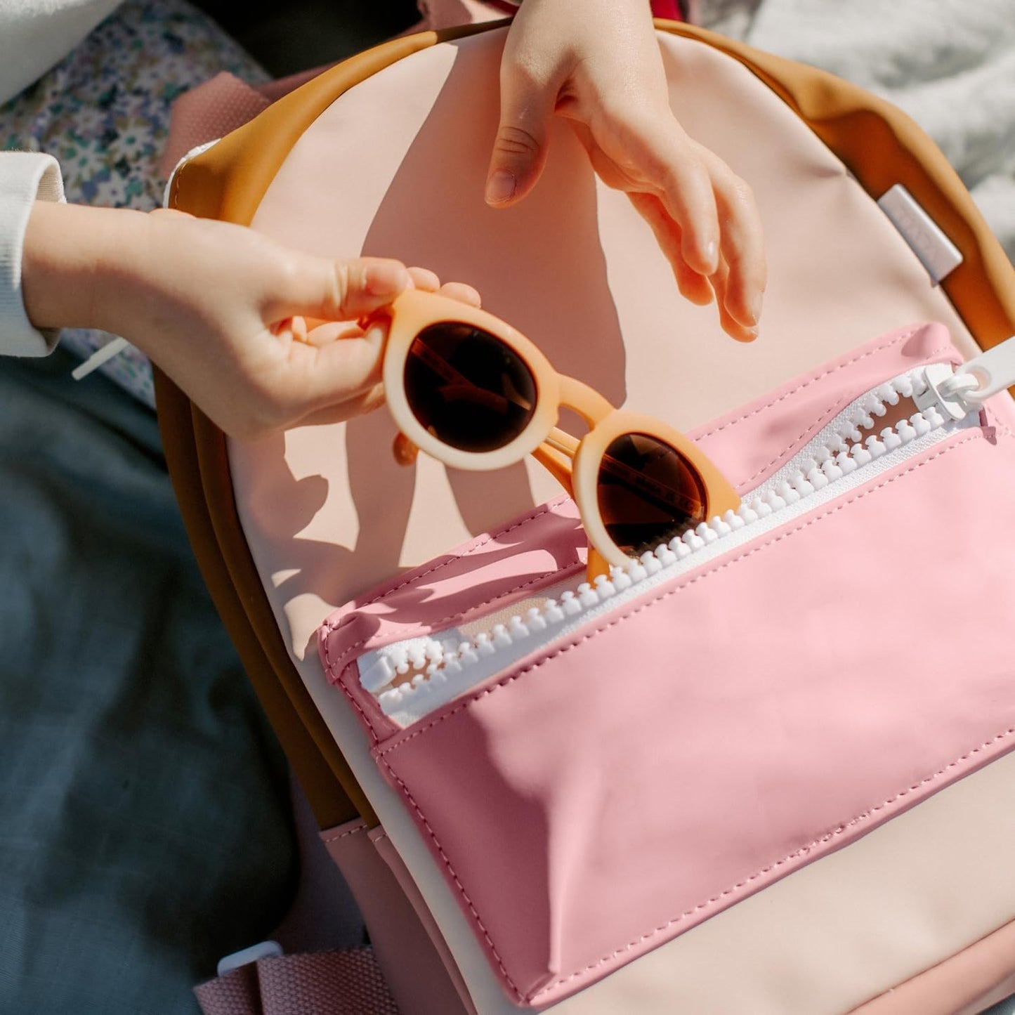 Beaba Faro Baby Backpack Dusty Rose