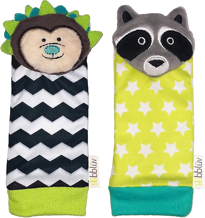 Bbluv Düo Foot Finders Hedgehog and Racoon