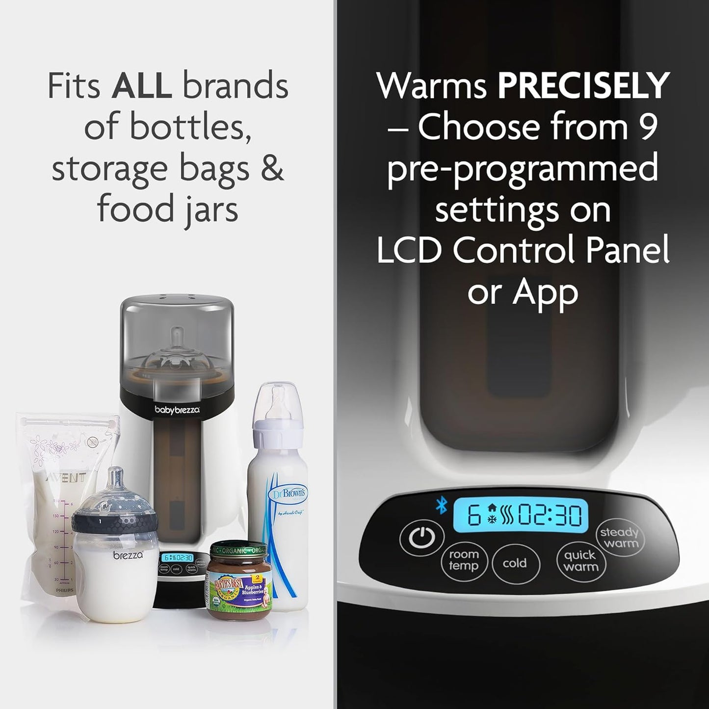 Baby Brezza Safe+Smart Baby Bottle Warmer