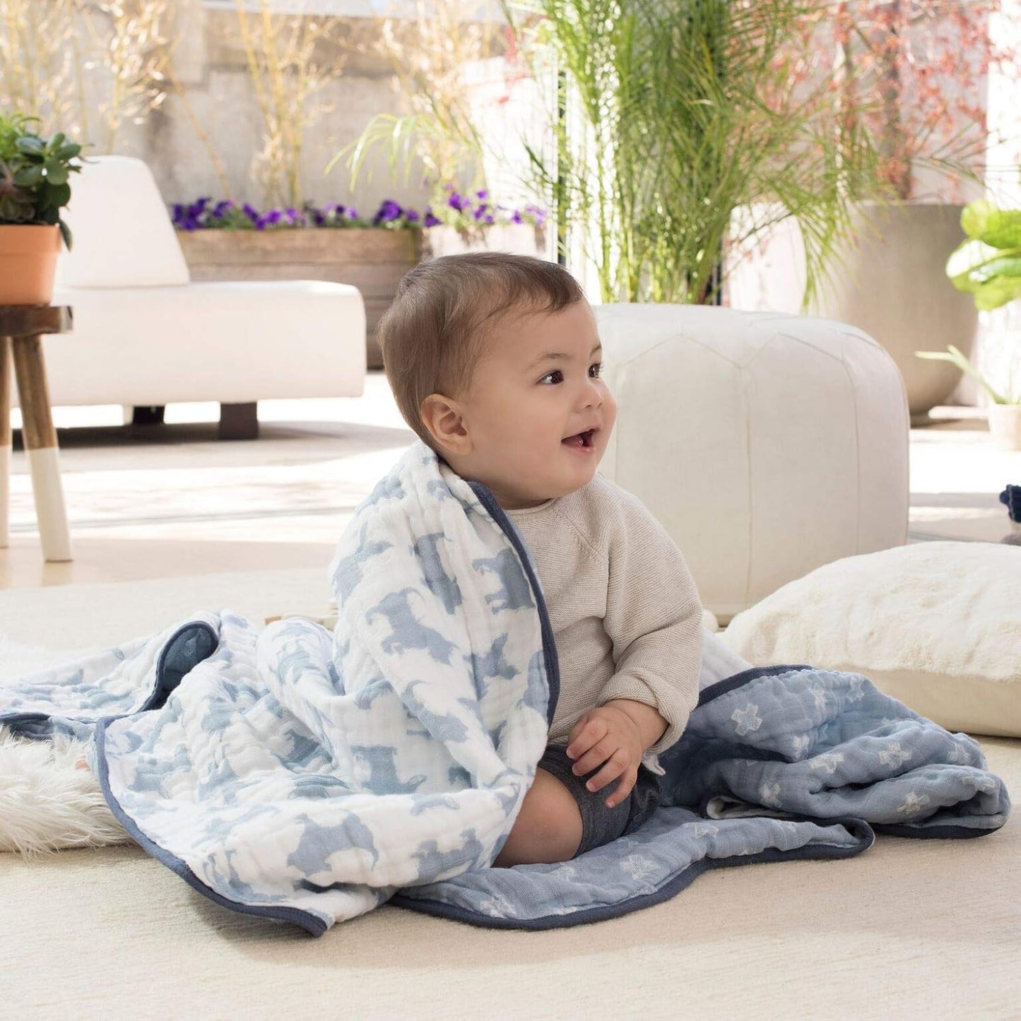 Aden + Anais  Classic Dream Blanket- Waverly Pup