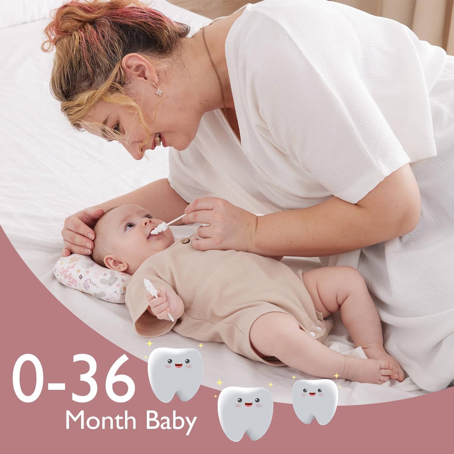 Momcozy Baby Disposable Oral Cleaner 40pcs