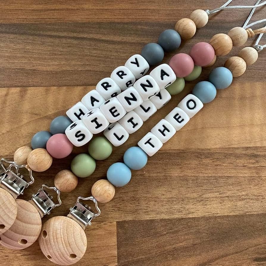 Grexa Accessories Personalize Pacifier Silicone Holder