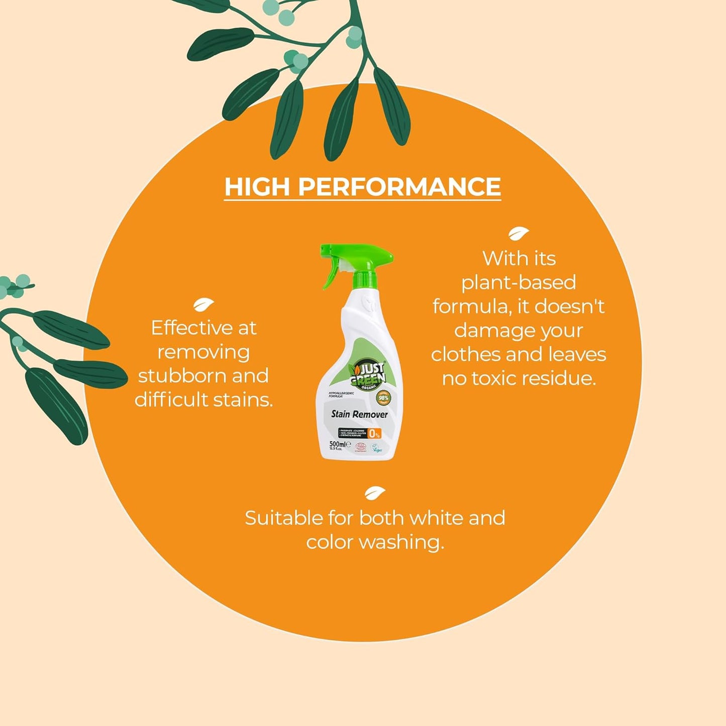 Just Green Organic Stain Remover