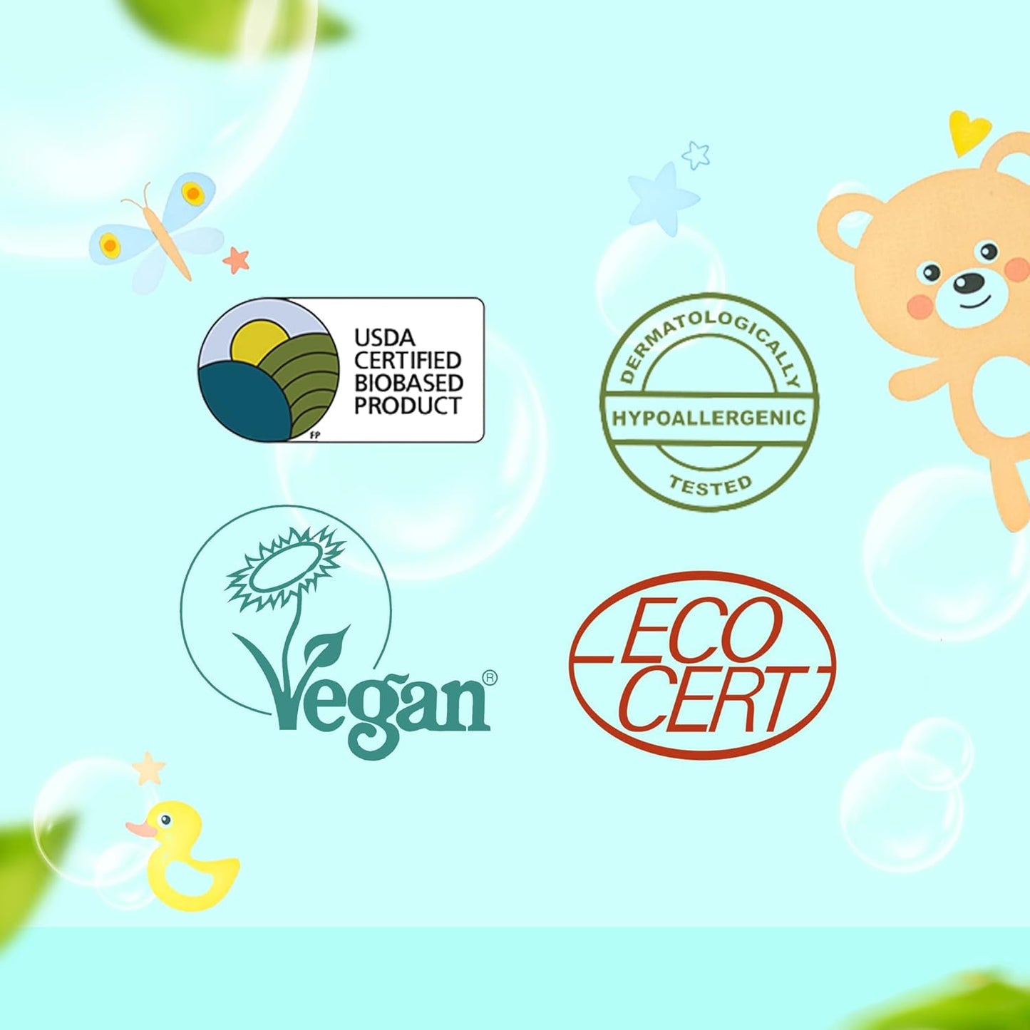 Just Green Organic Baby Bottle and Nipple Cleaner