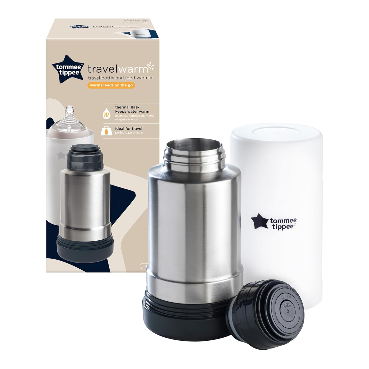 Tommee Tippee Closer to Nature Travel Bottle & Food warmer