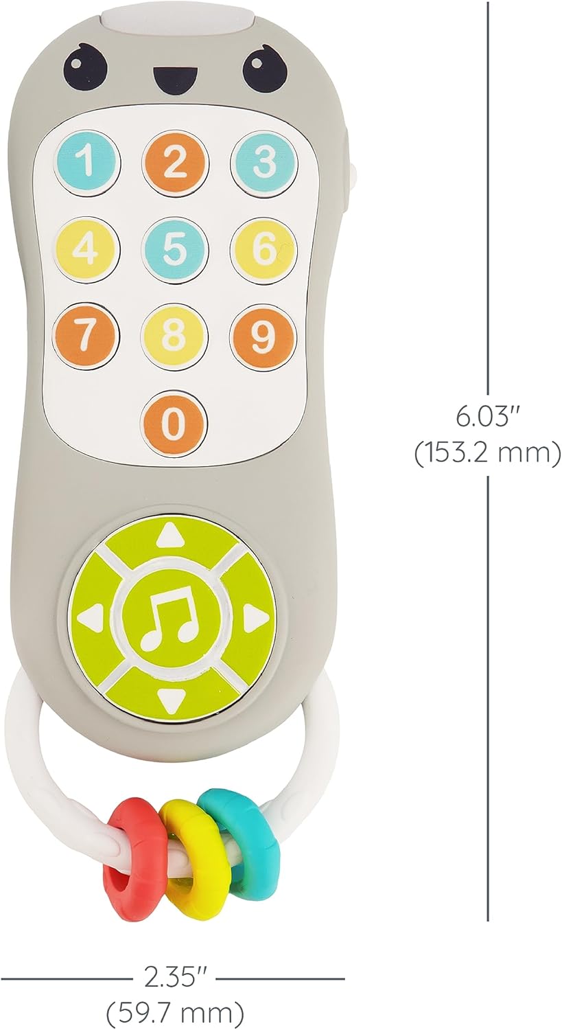 Infantino Music & Light Pretend Remote Control | 6M+