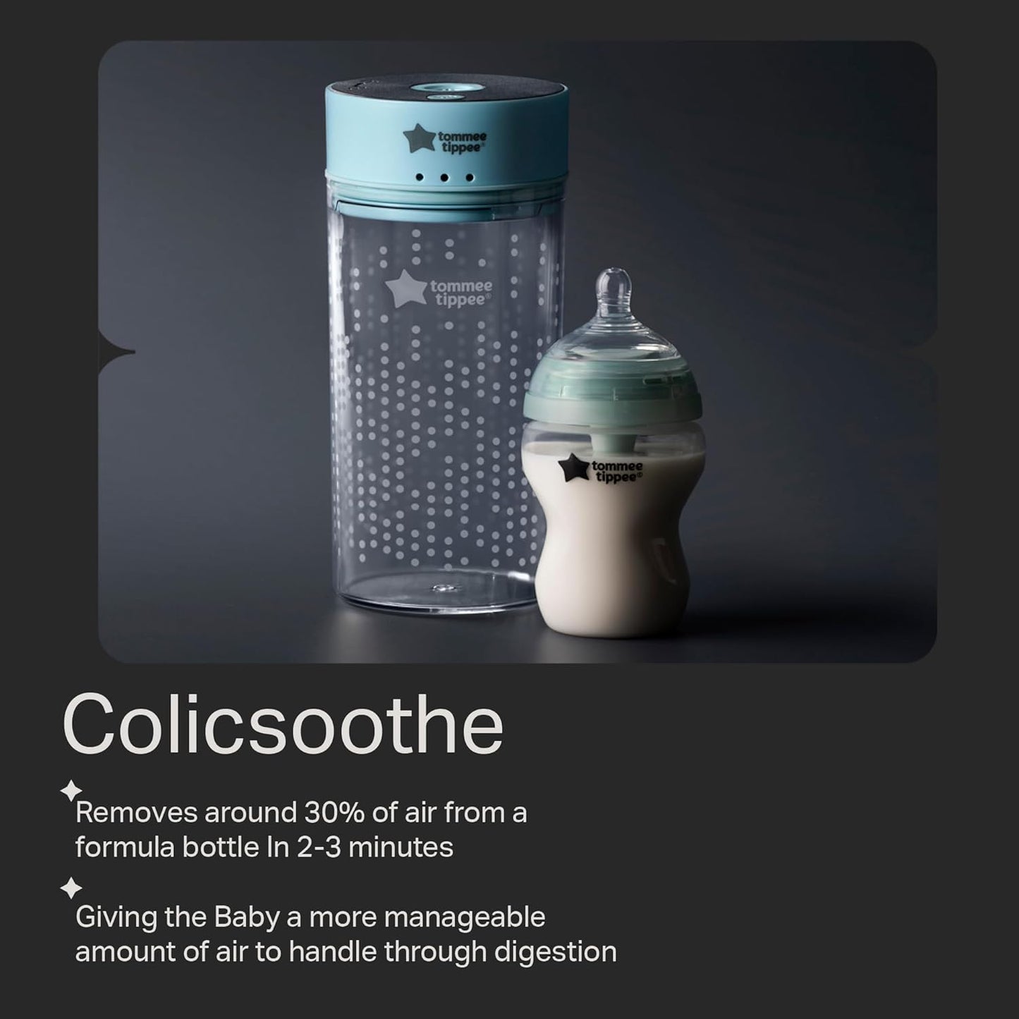 Tommee Tippee Colic Soothe Milk Air Remover
